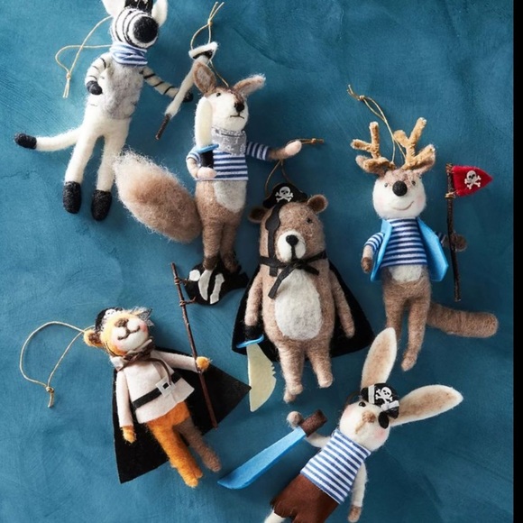 Anthropologie Other - New! Anthropologie Pirate Squirrel Christmas Ornament